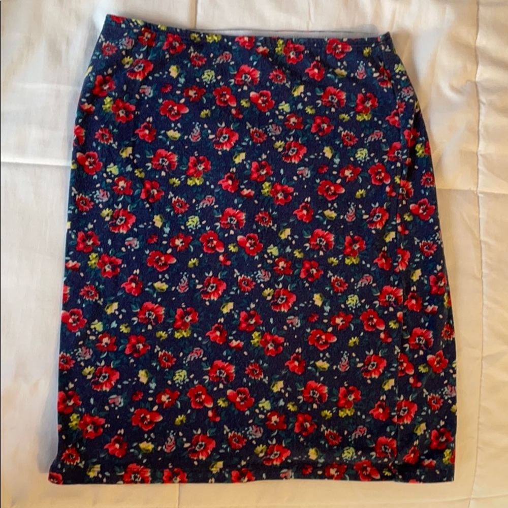 floral skirt